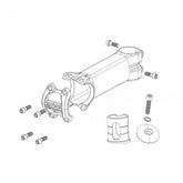 Sram Spare - Combo Mount For Action Camera And Frontlight For Quickview Integrated Road Computer Mount (Including Bolts) Wheel Spares